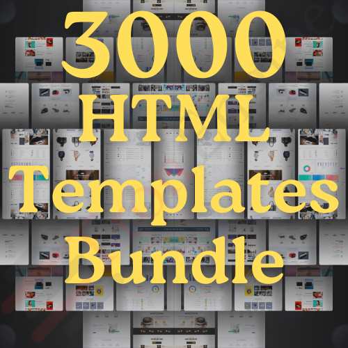 3000+ HTML CSS JS Premium Templates Bundle [Assignment/FYP] | Shopee ...