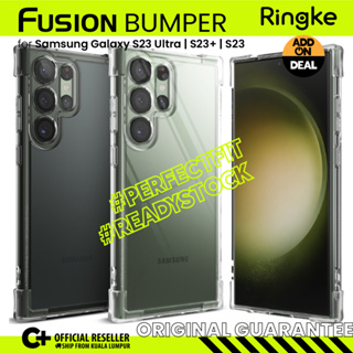 Ringke [FUSION BUMPER] เคสโทรศัพท์มือถือ กันกระแทก กันรอยนิ้วมือ สําหรับ Samsung Galaxy S23 Ultra