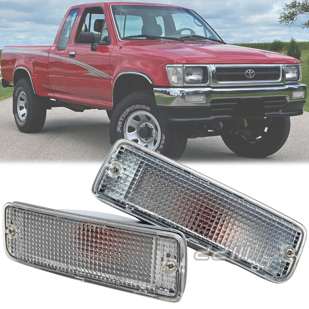 เลนส์สีขาว-toyota-hilux-ln106-ln85-1988-1997-ไฟกันชนหน้า-โคมไฟสัญญาณ