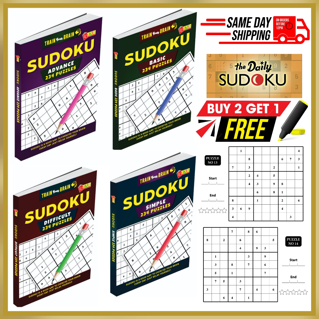 sudoku-train-your-brain-234-buku-sudoku