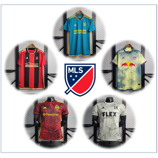 Mls LEAGUE LA Galaxy, Atlanta, Seattle Sounders, Los Angeles, New York Fans & Player Issue 23/24 ชุดเสื้อเจอร์ซีย์