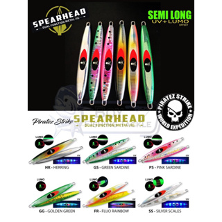 Piratez Strike SpearHead จิ๊กโลหะ UV Lumo 40 กรัม 60 กรัม 80 กรัม 100 กรัม 120 กรัม 160 กรัม