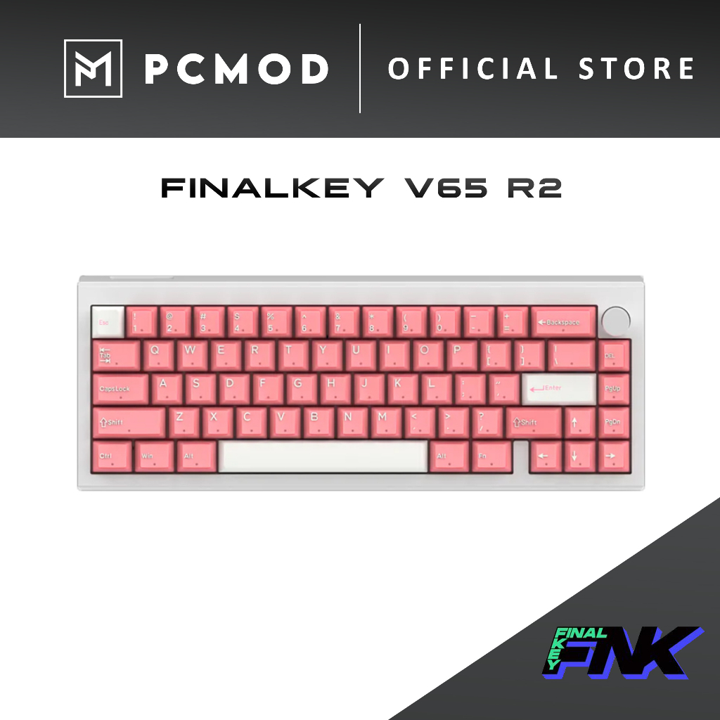 Finalkey V65 R2 คีย์บอร์ดอะลูมิเนียม PCMOD x KEYMOD | Shopee Thailand
