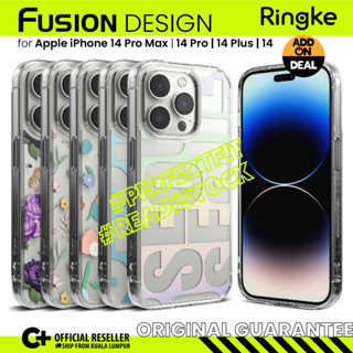 Ringke [Fusion Design] เคสโทรศัพท์มือถือ TPU แข็ง แบบใส กันกระแทก สําหรับ iPhone 14 Pro Max 14 Pro 14 Plus 14