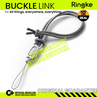 Ringke [Buckle Link] สายคล้องคอ ปรับได้ สําหรับเคสสมาร์ทโฟน กุญแจ กล้อง และ ID QuikCatch