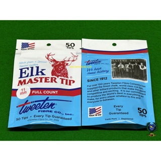 ใหม่ TWEETEN USA ELK MASTER SNOOKER CUE TIP 11 มม.