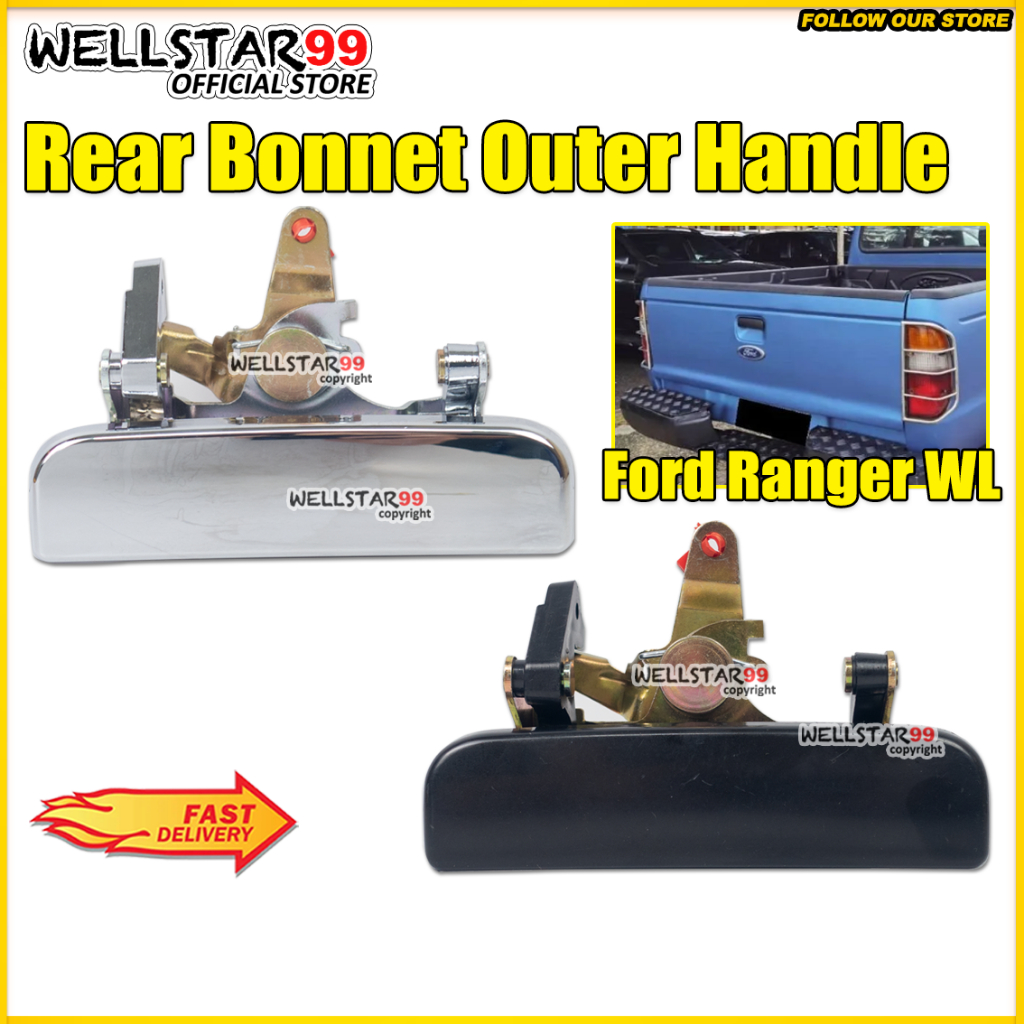 Ford Ranger WL B2500 98-06YR Courier ด้านหลังประตู Handle Bonnet หาง ...
