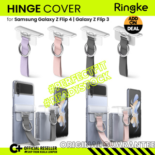 Ringke [Hinge COVER] แหวนคาราบิเนอร์ และบานพับสปริง สําหรับ Samsung Galaxy Z Flip 4/ Flip 3