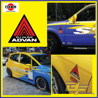 [Export Spec] สติกเกอร์ พิมพ์ลาย Advan JDM สําหรับติดตกแต่ง