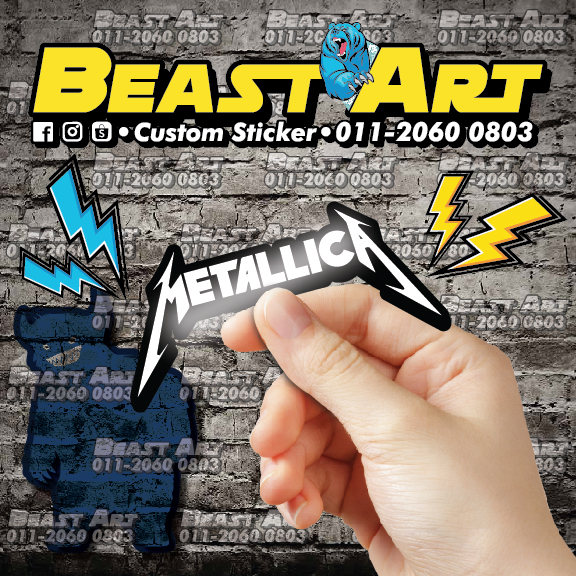สติกเกอร์ A42 METALLICA / STICKER BEAST ART | Shopee Thailand