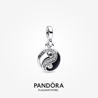 Pandora จี้ชาร์ม Charm ME Sparkling Yin Yang ขนาดเล็ก ของขวัญวันหยุด สําหรับผู้หญิง p804