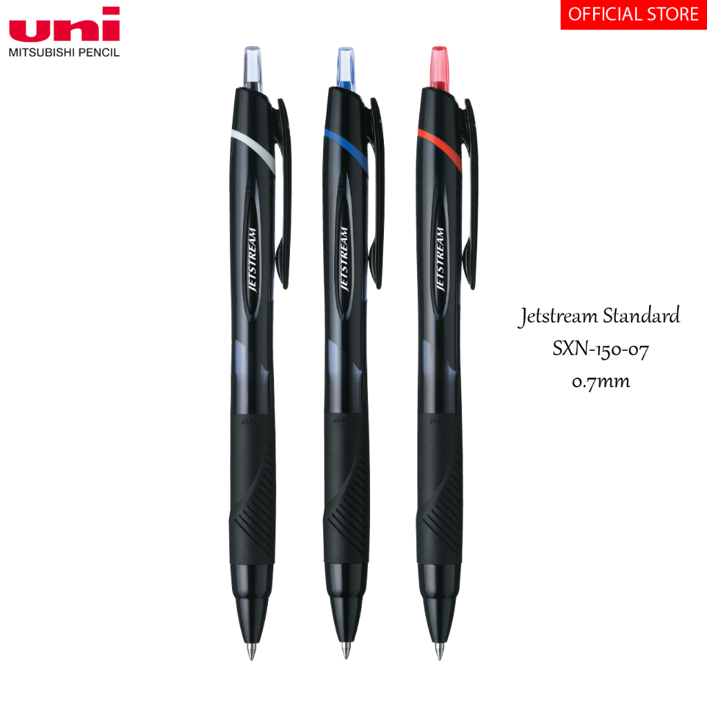 ปากกาลูกลื่น Uni Jetstream Standard 0.7mm SXN-150 | Shopee Thailand