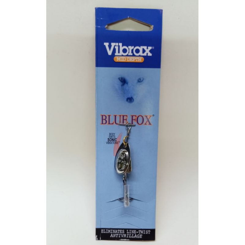 Blue FOX VIBRAX 5GRAM สีเงินโครเมี่ยม Shopee Thailand