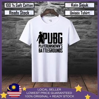 เสื้อยืด ผ้าฝ้าย 100% พิมพ์ลาย PUBG Playerunknows Battlegrounds สําหรับผู้ชาย