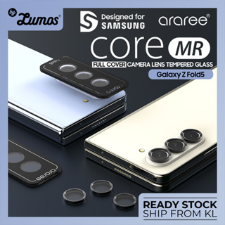 Araree Samsung Galaxy Z FOLD 5 CORE MR ฝาครอบเต็มรูปแบบ เลนส์กล้อง กระจกนิรภัย ป้องกัน