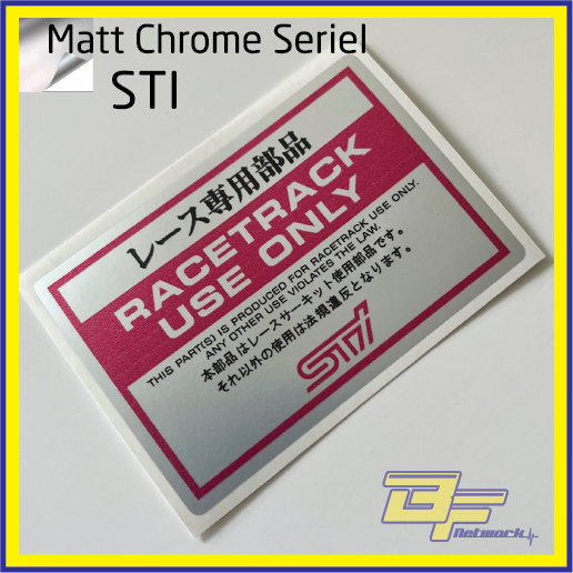 [Export Spec] JDM Sticker Race Track ใช้สติ๊กเกอร์แข่งสากล JDM Matt ...