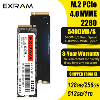 Exram แฟลชไดรฟ์ภายใน M.2 SSD NVME PCIe 4.0 Gen SATA 3D NAND 512G 1TB 2TB สําหรับแล็ปท็อป คอมพิวเตอร์ตั้งโต๊ะ
