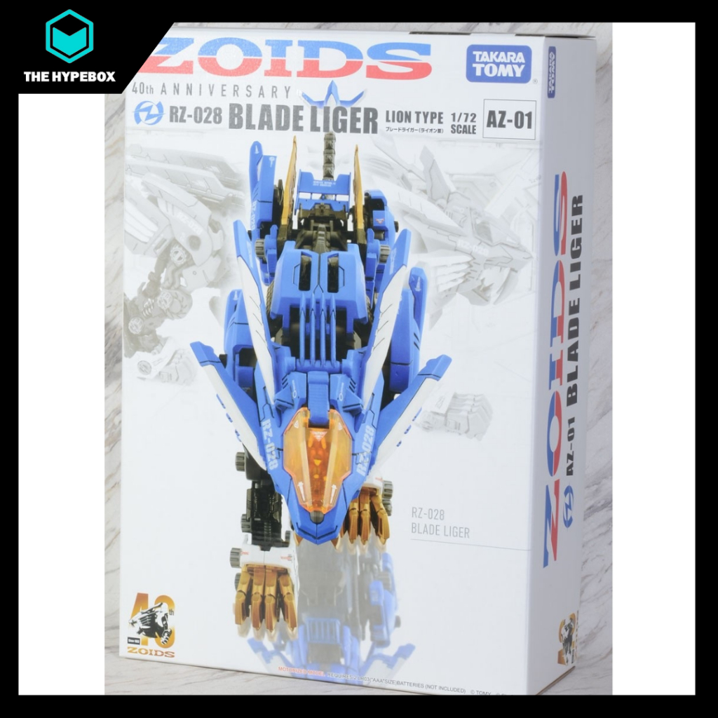 ZOIDS RZ-028 Blade Liger AB Approximately 400mm In Total Length 1/72 Scale Plast