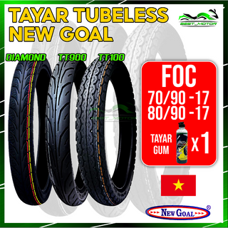 Tayar TUBELESS [ BUNGA MAXXIS DIAMOND/TT100/TT900 ] 80/90-17 70/90-17 ผลิตในยางเวียดนาม ประตูใหม่ (ปี 2021/2022)