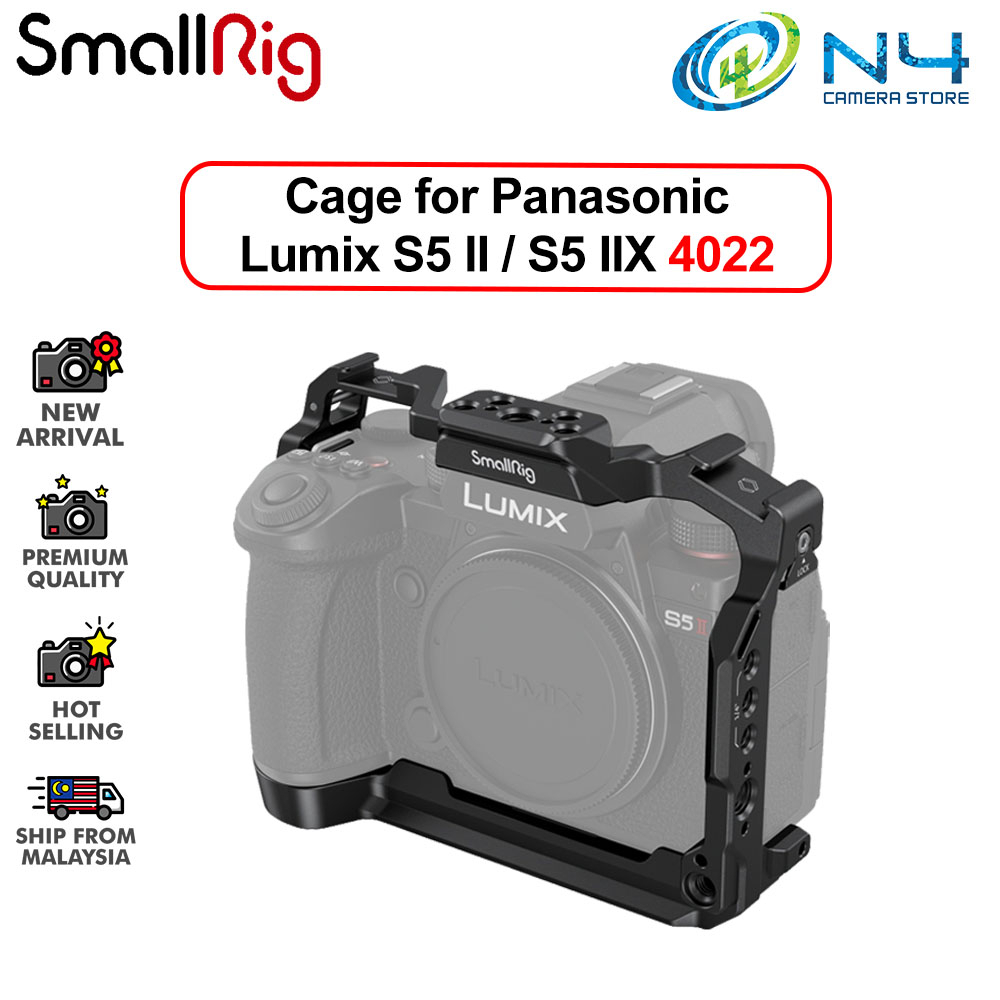 Smallrig S5 II S5 IIX กรงกล้อง 4022 สําหรับ Panasonic LUMIX S5 II S5 ...