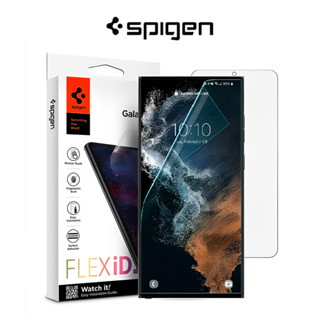 Spigen Galaxy S23 Ultra ฟิล์มกันรอยหน้าจอ แบบยืดหยุ่น ป้องกันรอยขีดข่วน ด้านหน้า 1 แพ็ก