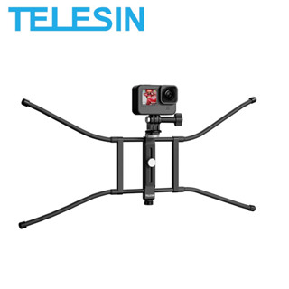 Telesin เมาท์รั้ว สากล สําหรับสมาร์ทโฟน / GoPro / Insta360 / DJI กล้องแอคชั่น