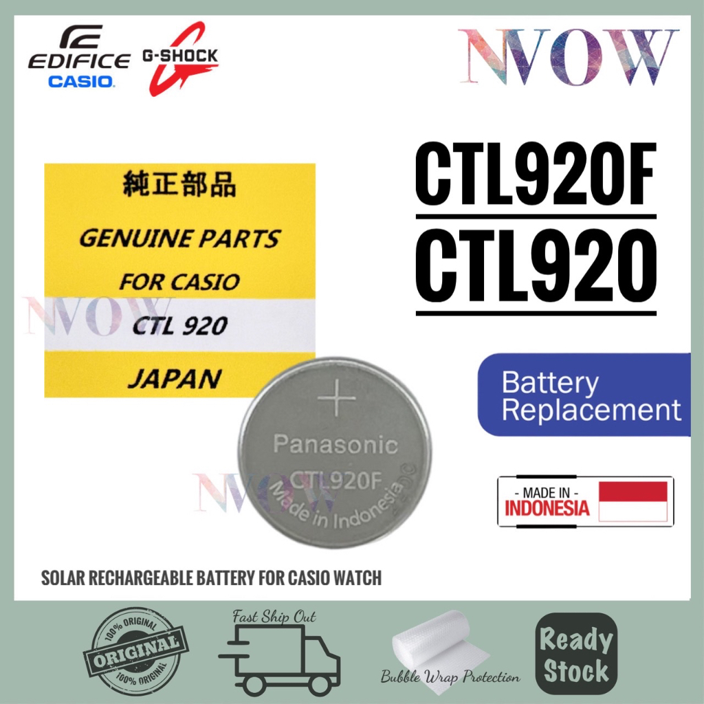 Panasonic CTL920 CTL920F แบตเตอรี่ พลังงานแสงอาทิตย์ แบบชาร์จไฟได้ ...