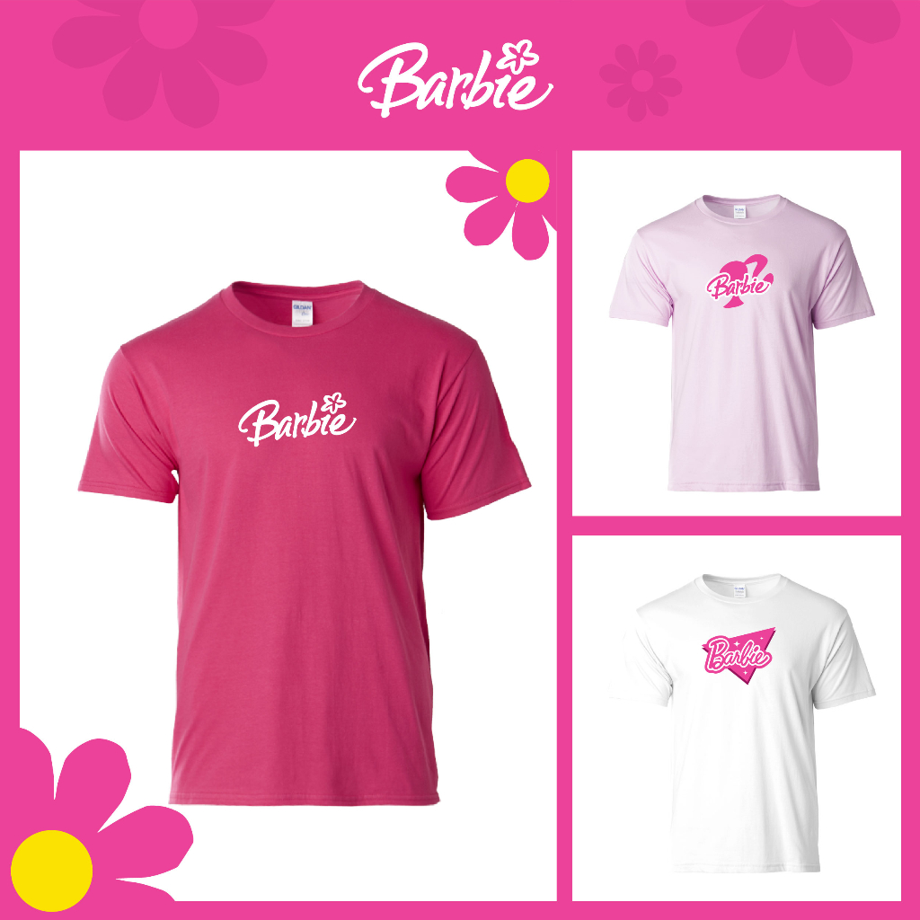 gildan-เสื้อยืดผ้าฝ้าย-แบบนิ่ม-ลาย-barbie-63000-150gsm-สีชมพู-สําหรับผู้ใหญ่-ทุกเพศ