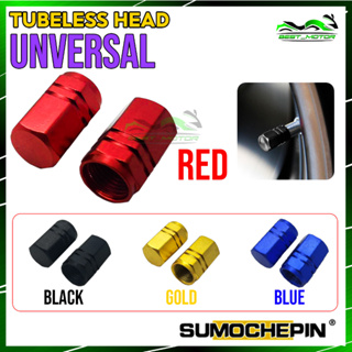 Clearance - วาล์วอากาศ ไร้ท่อ ก้านสากล ราชา ราชา KEPALA TUBELESS NUT (1 ชุด)