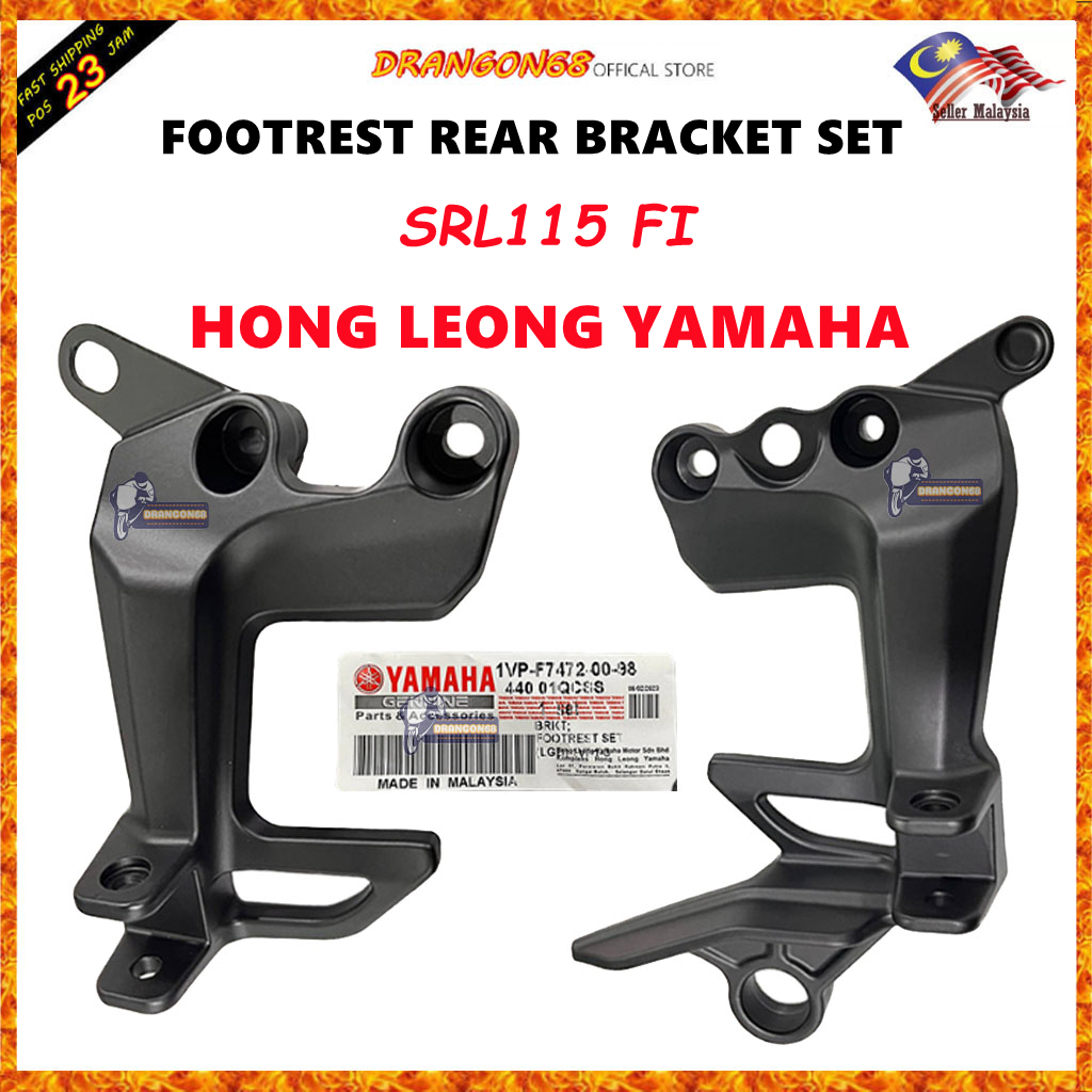 ตัวยึดที่วางเท้าด้านหลัง สําหรับ Yamaha SRL115 FI HLY FOOTREST LAGENDA