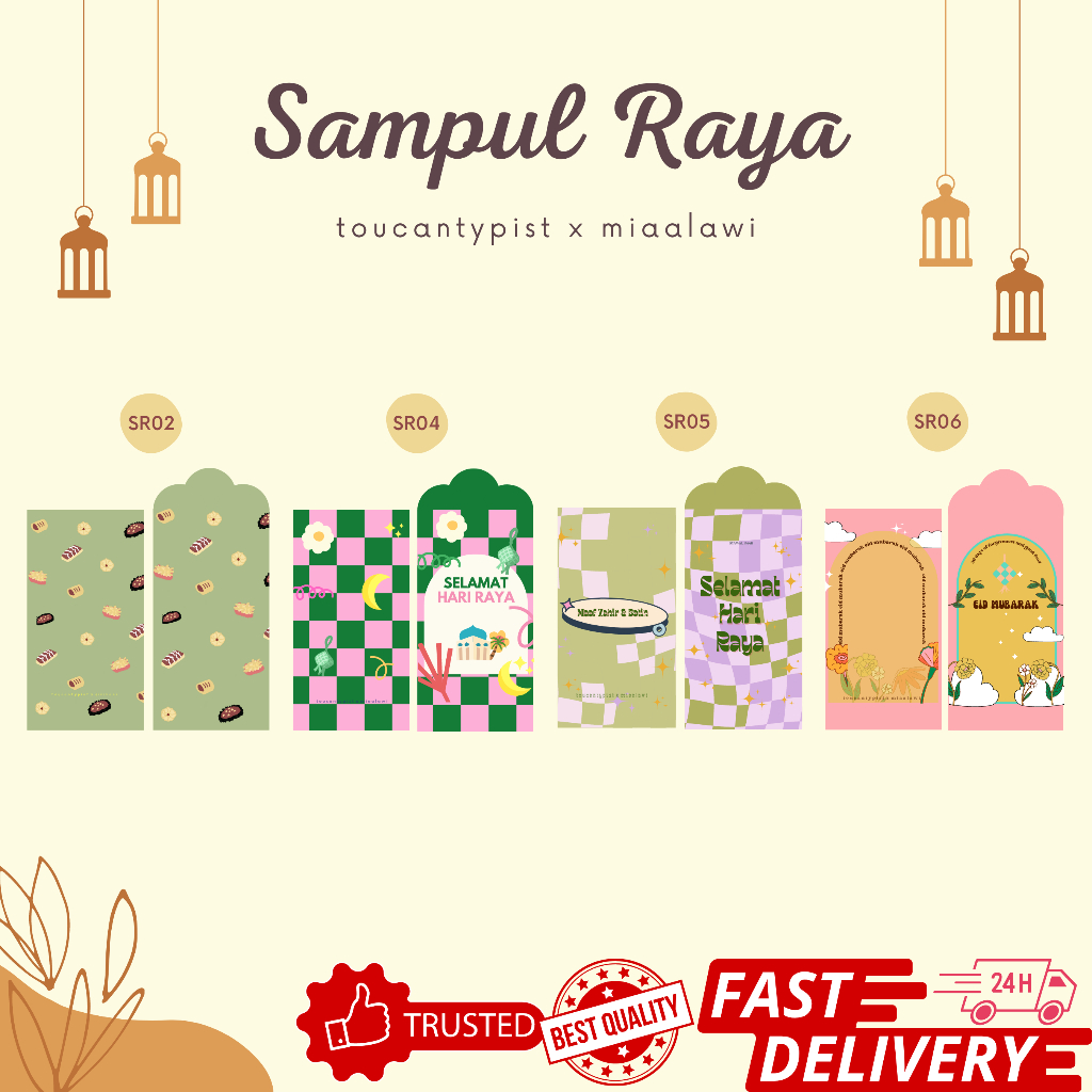 VIRAL 2026 PREMIUM SAMPUL DUIT RAYA / MONEY ENVELOPE ANGPAO / SAMPUL ...