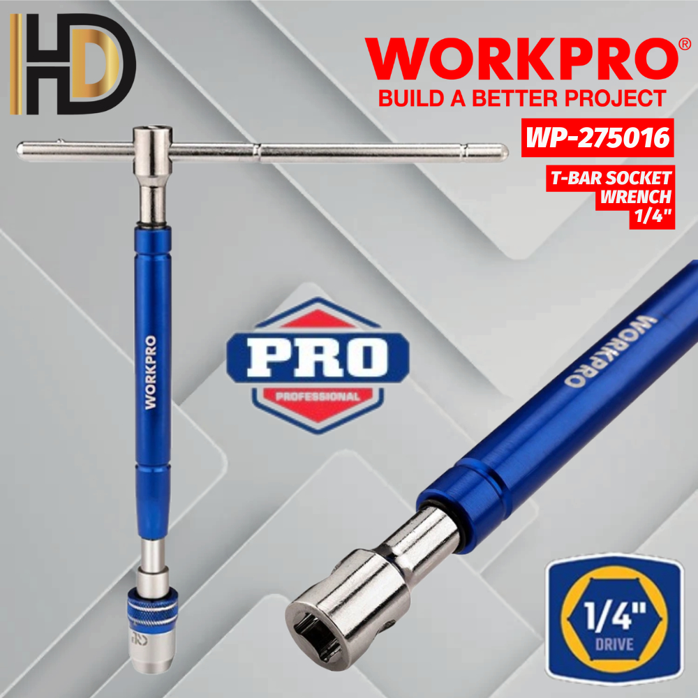 Workpro T-BAR ประแจกระบอก 1/4
