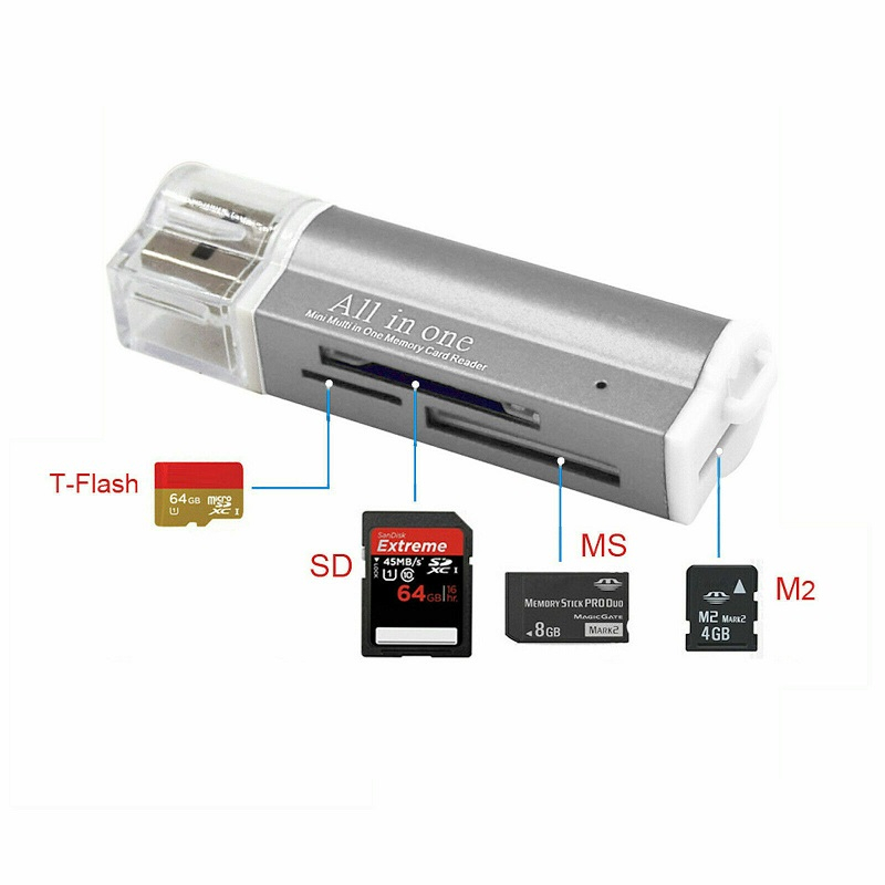 อะแดปเตอร์การ์ดรีดเดอร์-usb-สําหรับ-micro-sd-mmc-sdhc-tf-m2-ms-duo