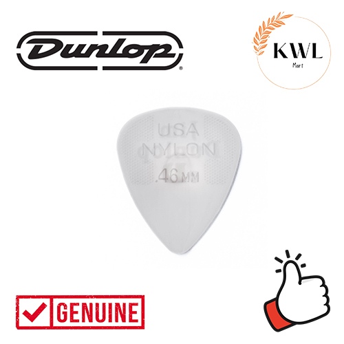 Médiators Jim Dunlop Nylon - Lot De 12 - Épaisseur 1,0 Mm - Noirs