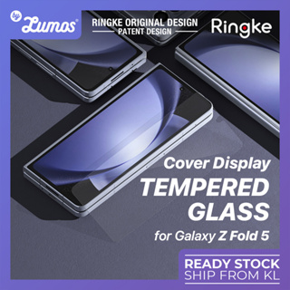 Ringke ฟิล์มกระจกนิรภัยกันรอยหน้าจอ 9H สําหรับ Samsung Galaxy Z Fold 5 Tough