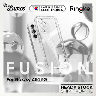 Ringke เคสโทรศัพท์มือถือแบบนิ่ม ใส ลายซีรีส์ Ringke FUSION สําหรับ Samsung Galaxy A54 5G