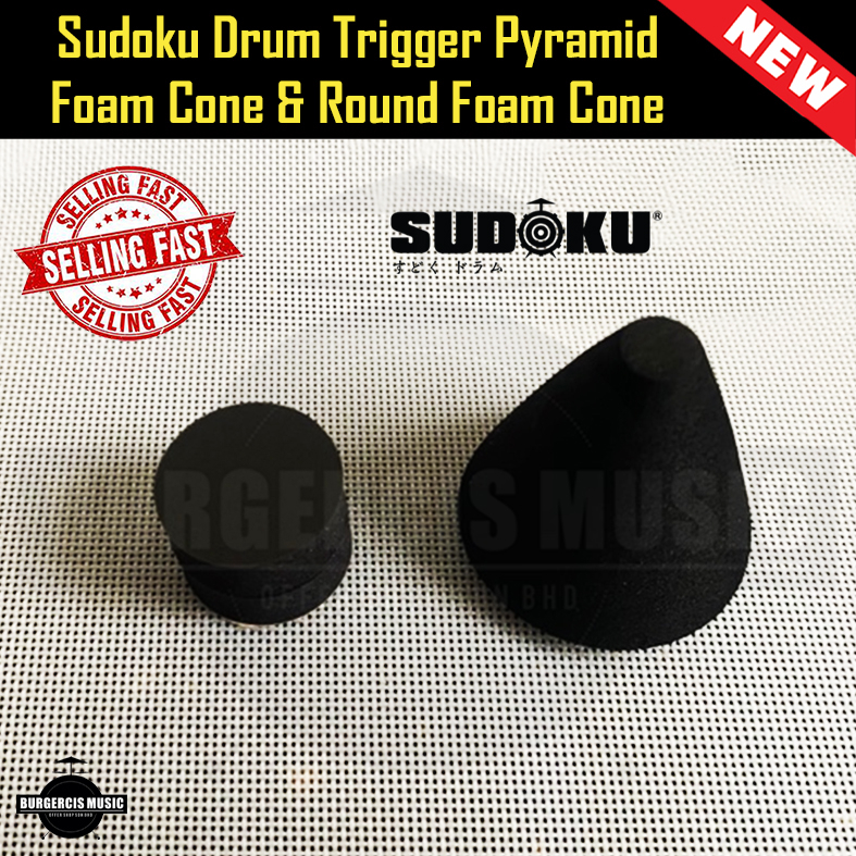 ทริกเกอร์กลองซูโดกุ (Piezo Dual Zone /Trigger Pyramid Foam Cone & Round