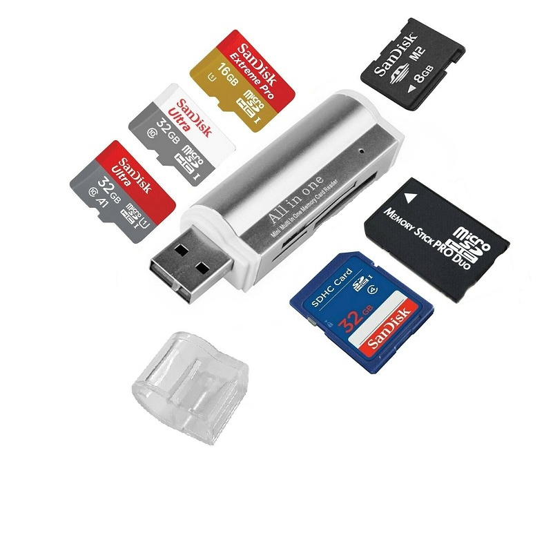 อะแดปเตอร์การ์ดรีดเดอร์-usb-สําหรับ-micro-sd-mmc-sdhc-tf-m2-ms-duo