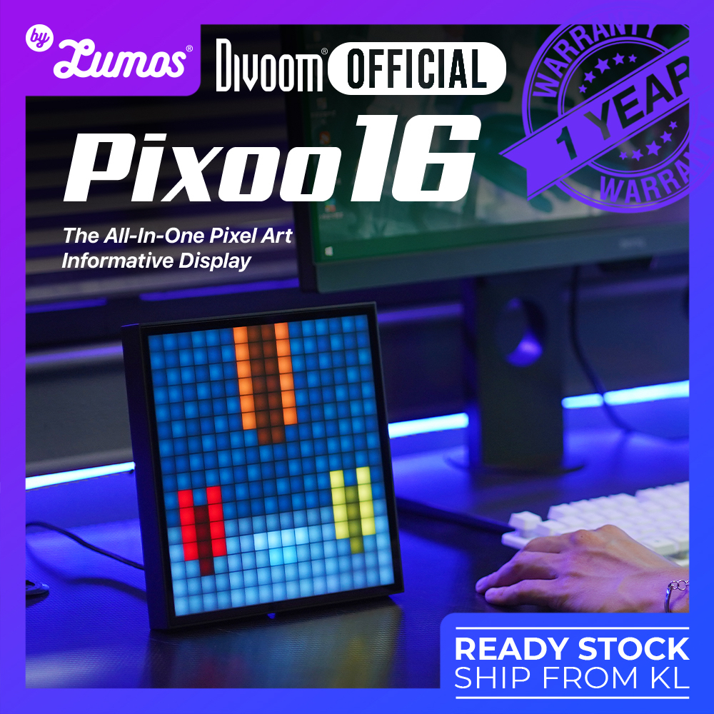 divoom-pixoo-16-แผงจอแสดงผล-led-16x16-16-ล้านสี-diy