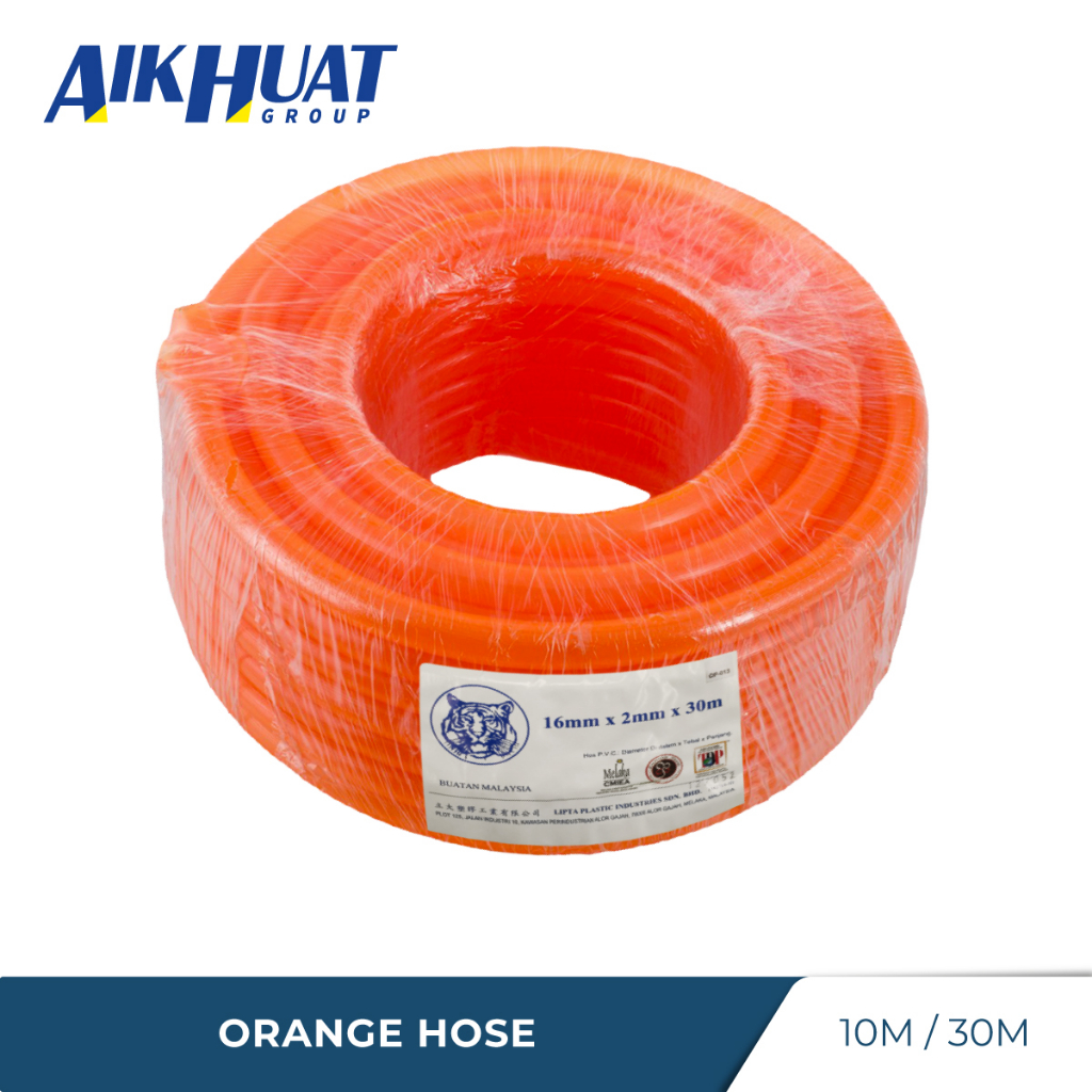 Pvc 16mm Garden Orange Hose (10 เมตร/ 30 เมตร) ท่อ Getah ท่อ Getah ความ ...