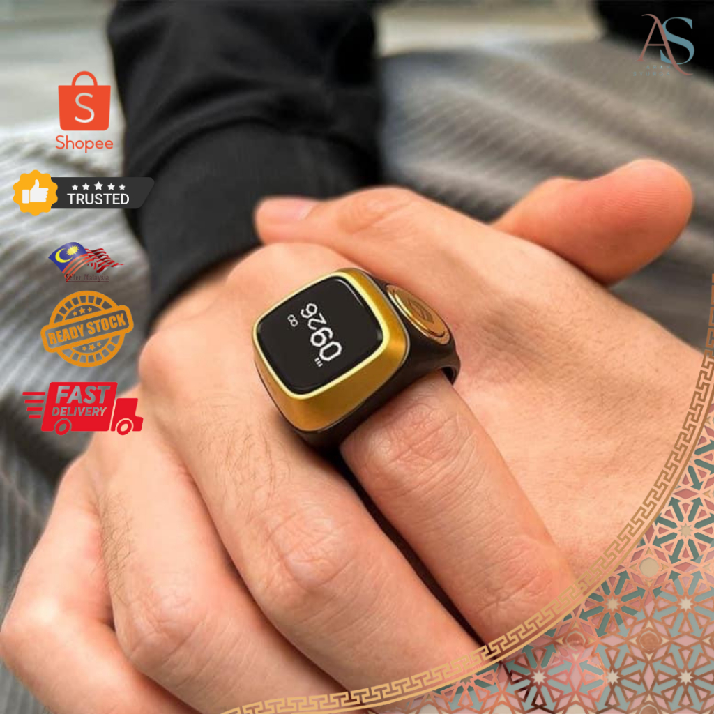 Compteur électronique Tasbeeh Intelligent - Avec écran OLED, Rappels De Prière, Rechargeable - 9