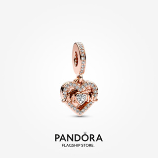 Pandora ชาร์มหัวใจ ห้อยจี้ ของขวัญวันหยุด สําหรับผู้หญิง p804