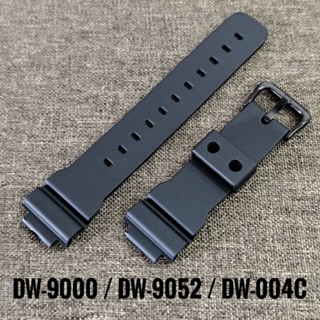 อะไหล่สายนาฬิกาข้อมือ คาสิโอ DW-9000 DW-9050C DW-9052 DW-004C ฟรีสปริงบาร์และเครื่องมือ