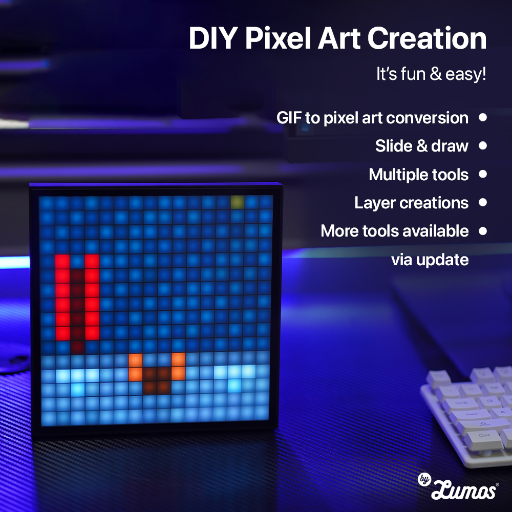 divoom-pixoo-16-แผงจอแสดงผล-led-16x16-16-ล้านสี-diy