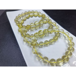 (เกรดสูง) สร้อยข้อมือคริสตัลซิทรินธรรมชาติ Ĕ||Ф||【ใบรับรอง】
