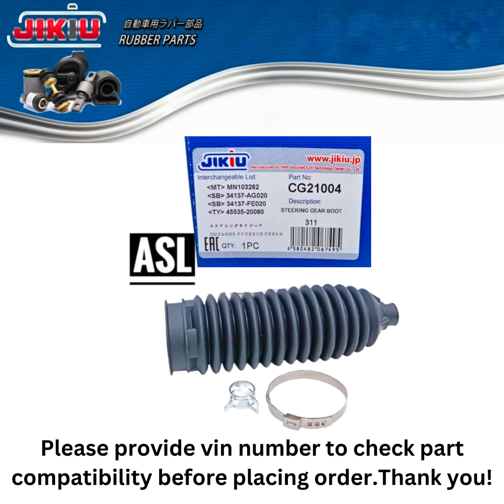 Jikiu Subaru Steering Rack Boot XV Forester Exiga Impreza WRX STI