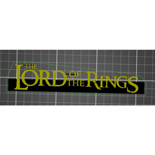 โลโก้ the Lord of the Ring 3D สําหรับตกแต่งโต๊ะทํางาน