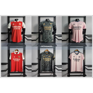 สุดยอด !! เสื้อกีฬาแขนสั้น ลายทีม Arsenal Home Away 3rd Fan &amp; Player Issue Kits 22 23 Jersey