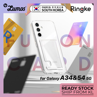 Ringke เคสป้องกันโทรศัพท์มือถือ ลายการ์ดฟิวซิน สําหรับ Samsung Galaxy A34 A54