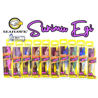 Seahawk YASHITA SURIMU EGI CANDAT SOTONG EGING SQUID JIG 8 ซม. 7.5 กรัม 9.5 ซม. 10 กรัม